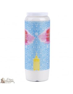 Bougie décorative avec citation en français - lanterne orientale