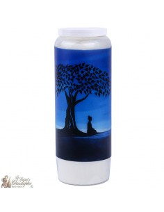 Bougie décorativeavec citation en français - Antoine de Saint-Exupéry