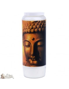 Bougie décorative avec citation en français - Bouddha