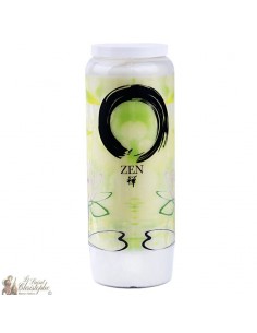 Bougie décorative avec symbol zen