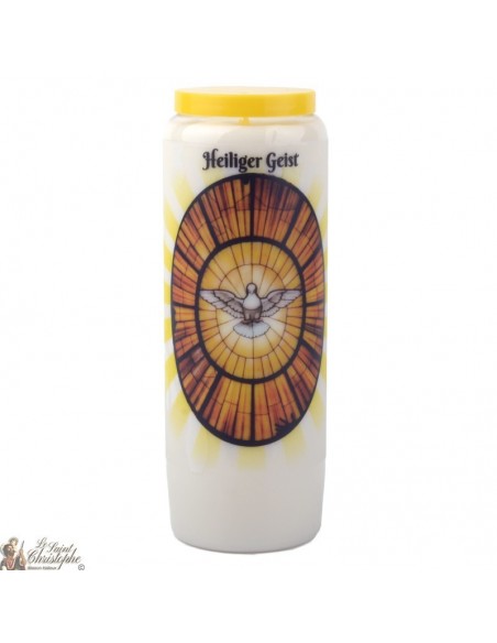 Bougie Neuvaine au Saint Esprit- prière allemand