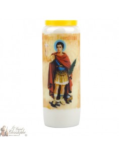 Bougie Neuvaine au Saint Expedit - prière allemand