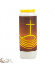 Bougie Neuvaine Votre volonté - prière allemand