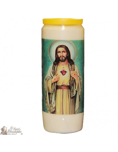 Novena Candle to the Sacred Heart of Jesus