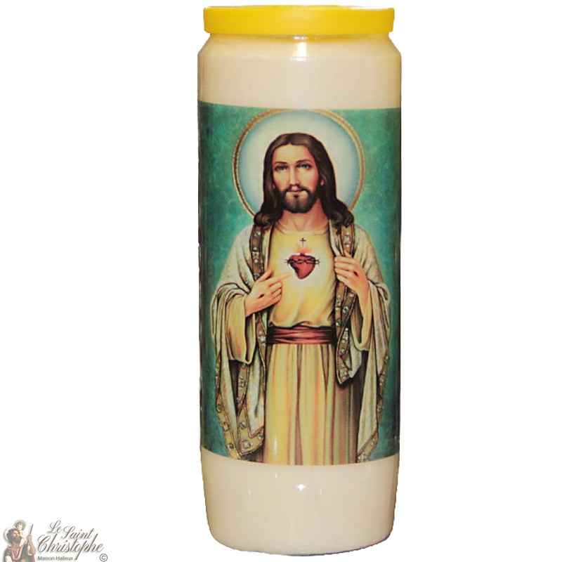 Novena Candle to the Sacred Heart of Jesus