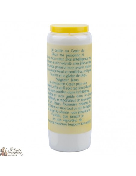 Novena Candle to the Sacred Heart of Jesus