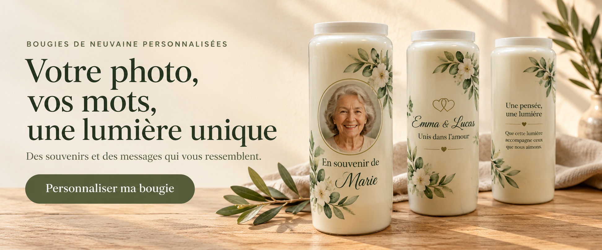 Personnaliser ma bougie